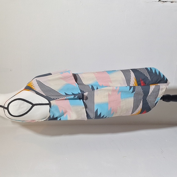 Soho Chick Colorblock Adjustable Spaghetti Strap Shark Bite Hem Tunic Tank Xl - Picture 4 of 16